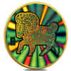 2003 Canada 0.285 oz Gold Lunar Year of the Sheep Holographic Coin (In Cap)