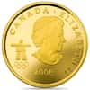 2008 Canada Olympic Games Inukshuk Gold Coin