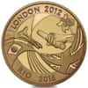 2012 Great Britain 2 Pounds London to Rio Olympics Handover Proof Gold Coin