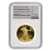 2008 W 1 oz $50 Proof Gold American Eagle NGC PF 69 UCAM Mint Error (Obv Struck Thru)