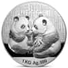 2009 1 Kilo Chinese Proof Silver Panda 300 Yuan .999 Fine (w/Box)