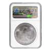 2009 1 oz Silver American Eagle NGC MS 69 Mint Error (Obv and Rev Struck Thru)