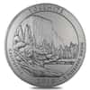 2010-P 5 oz Silver America the Beautiful ATB California Yosemite National Park Unc Coin (w/Box & COA)