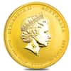 2010 1/2 oz Gold Lunar Year of The Tiger BU Australia Perth Mint In Cap