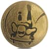 2010 1 oz Russia 200 Roubles Skeleton Winter Sports Proof Gold Coin (Scruffy)
