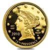 2010 W 1/2 oz $10 First Spouse - Buchanan's Liberty Gold Proof Coin (w/Box & COA)