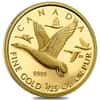 2011 1/25 oz Gold Canadian Geese 50 Cents Proof Coin .9999 Fine (w/Box)