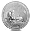 2011 10 oz Silver Lunar Year of The Rabbit BU Australian Perth Mint In Cap