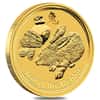 2011 1/2 oz Gold Lunar Year of The Rabbit BU Australia Perth Mint In Cap