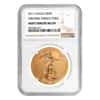 2011 1 oz $50 Gold American Eagle NGC MS 69 Mint Error (Obv Struck Thru) 