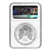 2011 1 oz Silver American Eagle NGC MS 69 Mint Error (Obv Struck Thru)