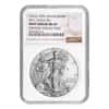 2011 1 oz Silver American Eagle NGC MS 69 Mint Error (Obv Struck Thru)