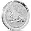 2011 2 oz Silver Lunar Rabbit BU Australian Perth Mint