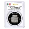 2011 Mexico 1 oz Proof Silver Chichen Itza - The Church 5 Pesos PCGS PF 69