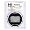 2011 Mexico 1 oz Proof Silver Chichen Itza - The Nunnery 5 Pesos PCGS PF 70
