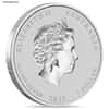 2012 1 oz Colorized Silver Lunar Dragon BU Australian Perth Mint (Random Color)