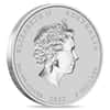 2012 5 oz Colorized Silver Lunar Dragon BU Australian Perth Mint
