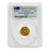 2013 1/10 oz Proof Gold Lunar Year of The Snake Australia Perth Mint PCGS PF 70 DCAM FS