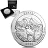 2012-P 5 oz Silver America the Beautiful ATB Alaska Denali National Park Unc Coin (w/Box & COA)