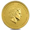 2013 1/20 oz Gold Lunar Year of The Snake BU Australia Perth Mint In Cap