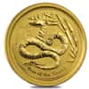 2013 1/20 oz Gold Lunar Year of The Snake BU Australia Perth Mint In Cap