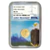 2013 1/10 oz $5 Gold American Eagle NGC MS 70 ER (Eagle Core Holder)