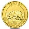 2013 1/4 oz $10 Canadian Gold Polar Bear .9999 Fine BU (Sealed)
