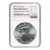 2013 1 oz Silver American Eagle NGC MS 69 Mint Error (Obv Struck Thru)