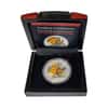 2013 1 oz Tuvalu Frilled Neck Lizard Colorized Proof Silver Coin (w/Box & COA)