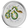 2013 2 oz Colorized Silver Lunar Snake BU Australian Perth Mint