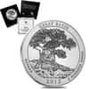 2013-P 5 oz Silver America the Beautiful ATB Nevada Great Basin National Park Unc Coin (w/Box & COA)