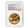 2014 1 oz Colorized Proof Gold Lunar Year of The Horse Australia NGC PF 69 UCAM