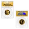 2014 1/2 oz Eisenhower D-Day 70th Anniversary Gold Medal ANACS MS 70