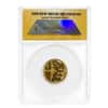 2014 1/4 oz Eisenhower D-Day 70th Anniversary Gold Medal ANACS MS 69
