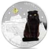 2014 Fiji 1 oz Scottish Fold Cat Proof Colorized Silver Coin