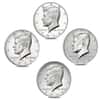 2014 Kennedy Silver Half-Dollar 50th Ann 4-Coin Set (In Cap)