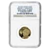 2014 Russia 1/4 oz 50 Roubles Lermontov 200th Anniv Gold Coin NGC PF 70 UCAM