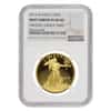 2014 W 1 oz $50 Proof Gold American Eagle NGC PF 69 UCAM Mint Error (Obv Struck Thru)