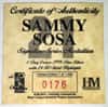 Sammy Sosa Highland Mint 1 oz. .999 Fine Silver with 24 Kt Gold Overlay Limited Edition Commemorative Medallion w/ COA