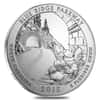 2015-P 5 oz Silver America the Beautiful ATB North Carolina Blue Ridge Parkway Unc Coin (w/Box & COA)