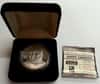 Barry Sanders 1 oz Highland Mint .999 Fine Silver Limited Edition Commemorative Medallion w/ COA