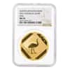 2015 1 oz Gold Australian Emu Road Signs $100 Coin NGC MS 70