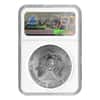 2015 1 oz Silver American Eagle NGC MS 69 Mint Error (Obv Struck Thru)