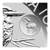 2015 1 oz Silver Australian Kookaburra Goat Privy Perth Mint BU