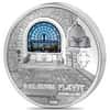 2015 Cook Islands 50 Gram Windows of Heaven Jerusalem Dominus Flevit Silver Coin