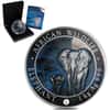 2015 Somalia 1 Kilo African Elephant Colorized Silver Coin (w/Box & COA)