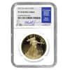 2015 W 1 oz $50 Proof Gold American Eagle NGC PF 70 UCAM (Rhett Jeppson Sign)