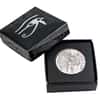 2016 2 oz Chad Egyptian Relic Series Antiqued Horus Silver Coin (w/Box)