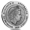 2016 2 oz Silver Kangaroo High Relief Antiqued Coin Perth Mint (w/Box & COA)