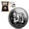 2016 Mongolia 25 gram Silver Lunar Year of the Monkey High Relief Coin (w/Box & COA)